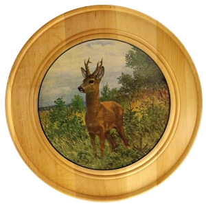 Dischi d'onore per prestazioni speciali von AKAH Ehrenscheibe aus Massivholz Ø 30 cm 38690001