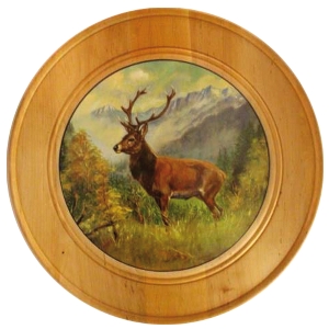 Dischi d'onore per prestazioni speciali von AKAH Ehrenscheibe aus Massivholz Ø 60 cm 38693002