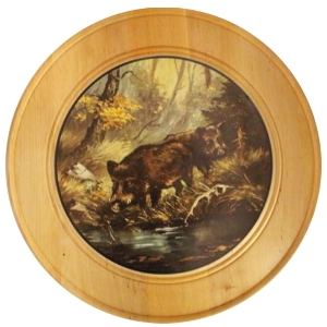 Dischi d'onore per prestazioni speciali von AKAH Ehrenscheibe aus Massivholz Ø 60 cm 38693003
