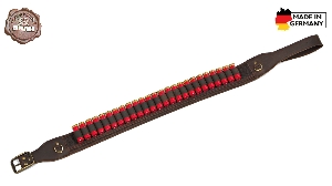 AKAH Custodie per cartucce e cinturoni portacartucce von AKAH AKAH Patronengürtel Büffel-Leder mit Loden 67815000