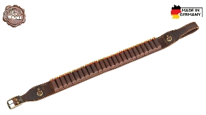 AKAH Custodie per cartucce e cinturoni portacartucce von AKAH AKAH Patronengürtel Büffel-Leder 67815001