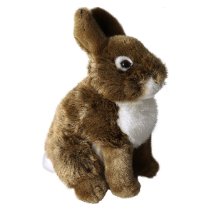 Giocattolo per bambini per amanti della natura von AKAH Plüschtier sitzender Hase 78256001