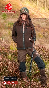 Abbigliamento da donna per la caccia e l'outdoor von AKAH SHOOTERKING Cordura Hose zweifarbig für Damen 82144007