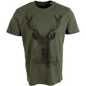 ALMTRACHT T-Shirt Mein Herz schlägt wild, grün