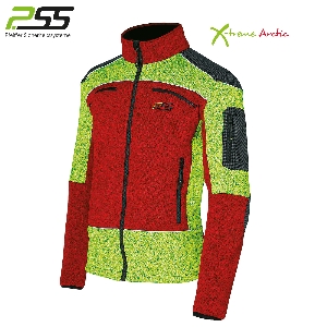 Maglioni e cardigan von AKAH PSS X-treme Arctic Faserstrickjacke rot/gelb 89960009