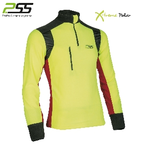 Maglioni e cardigan von AKAH PSS X-treme Polar Fleeceshirt gelb/rot 89976004