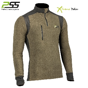 Maglioni e cardigan von AKAH PSS X-treme Polar Fleeceshirt grün/schwarz 89979009