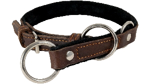 Collari per cani e cani da caccia von AKAH AKAH Würger mit Begrenzung aus Ölleder 91052035