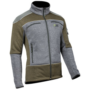 Maglioni e cardigan von AKAH PSS X-treme Arctic Faserstrickjacke grün/grau 89947009