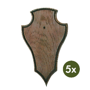 AKAH Tavoletta per trofei con corna von AKAH Gehörnbretter für Rehwild, 22x13 cm 69409000