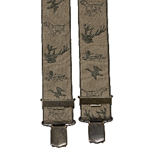 Accessori per la caccia e l'outdoor von AKAH Hosenträger Jacquard Wildmotive beige 87646000