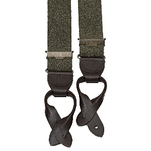 Accessori per la caccia e l'outdoor von AKAH Hosenträger Jacquard mit Lederrollschlaufen 87649000